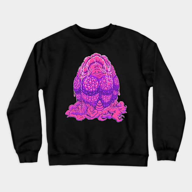 Alien egg in purple Crewneck Sweatshirt by Curryman